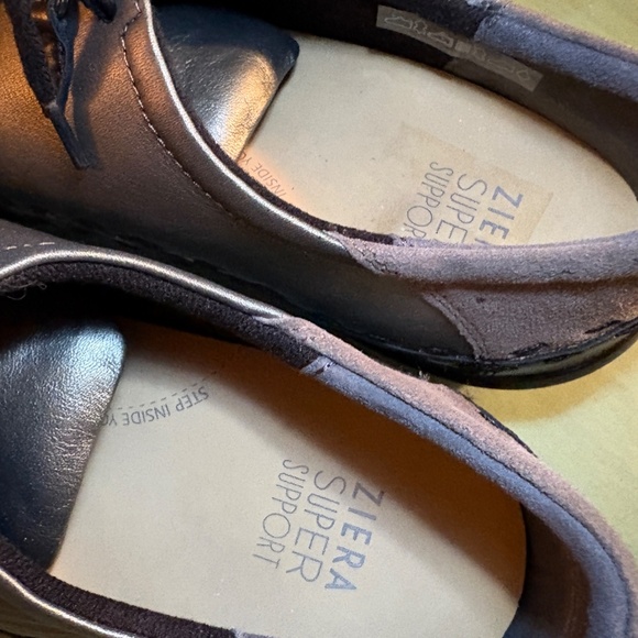 NEW NWOT Womens Ziera Allsorts Leather Comfort Pewter Shoes EU 39.5 US 9 - Picture 7 of 9